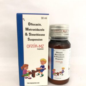 OFLOXACIN 50 MG+ METRONIDAZOLE 120 MG+ SIMETHICONE 10 MG